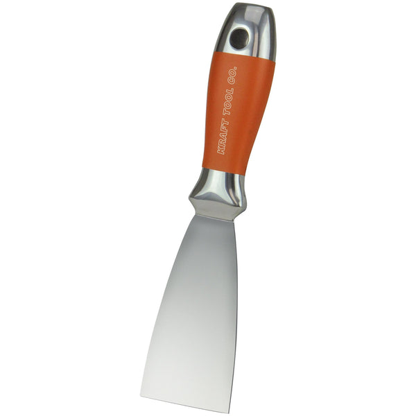 Kraft 1.5" Elite Series™️ One-Piece Stainless Steel Joint Knife with Sure Grip Handle - Toolriver | Online Taping Tools Boutique - Taping Knives - Kraft Tool Co.