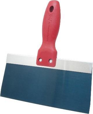 Marshalltown 8" x 3" QLT Blue Steel Taping Knife with Plastic Handle - Toolriver | Online Taping Tools Boutique - Taping Knives - Marshalltown
