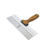 Nela Spatula Finishing Knife Stainless Steel - Square Corners - BiKo Grip Cork Handle - Toolriver | Online Taping Tools Boutique - Hawks - Nela Premium Tools