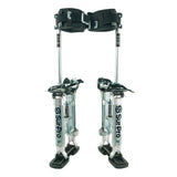 Sur-Pro 18" to 30" Quadlock Double Sided Drywall Stilts - Aluminum - Toolriver Taping Tool Boutique - Stilts - Sur-Pro