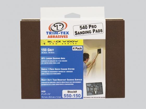 Trim-Tex Black Widow Pro Drywall Sanding Pads - 6 Pack - Toolriver | Online Taping Tool Boutique - Sand Paper - Trim-Tex Drywall Products
